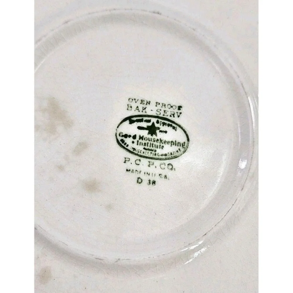 Rare Vtg 30s‎ Paden City Pottery Mexicana Hacienda Platter Oven Proof BAK-SERV